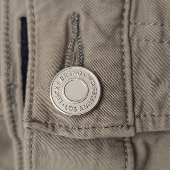 LUCKY BRAND Womens The Cargo Olive Green Pants - Picture 13 of 16